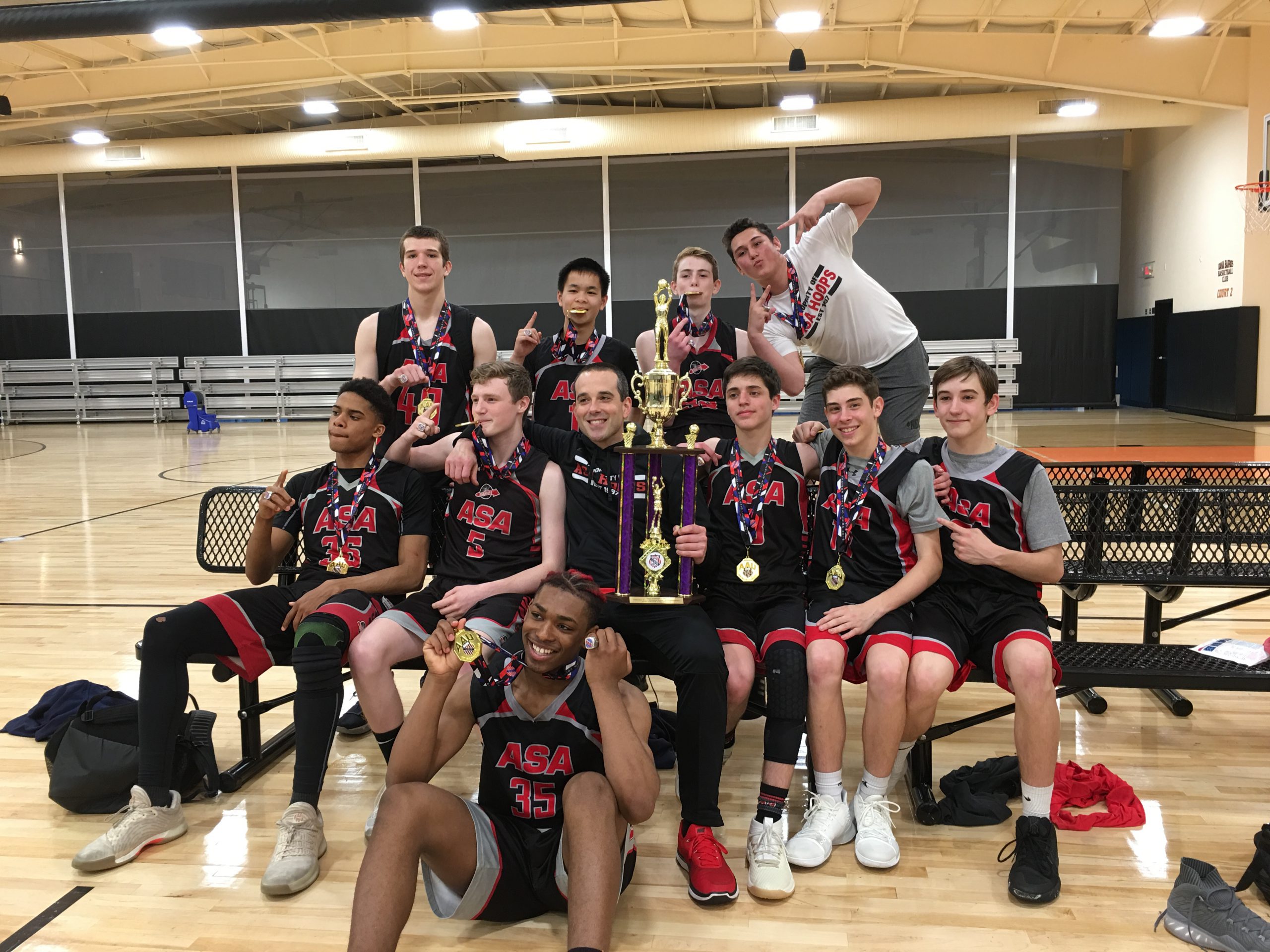 9th grade Boys Win Massachusetts AAU D1 Championship ASA Hoops